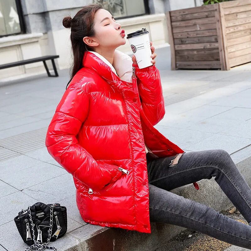 Ενόχληση Ανταγωνίζομαι σχέδιο bershka hooded puffer jacket in red Romania ιδιοφυ