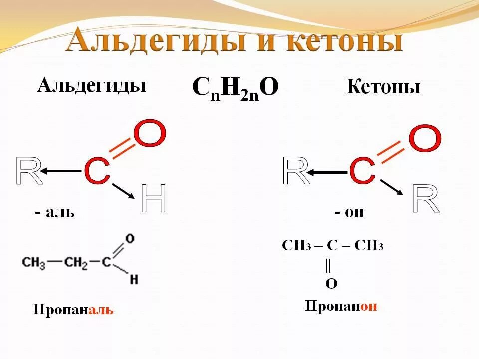 Строение молекулы кетона. Пропаналь и пропанон. Общая формула альдегидов и кетонов. Альдегиды и кетоны строение.