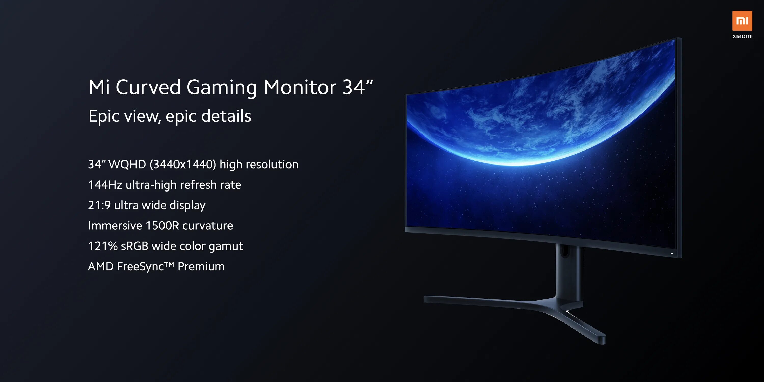 Xiaomi mi curved gaming 3440x1440