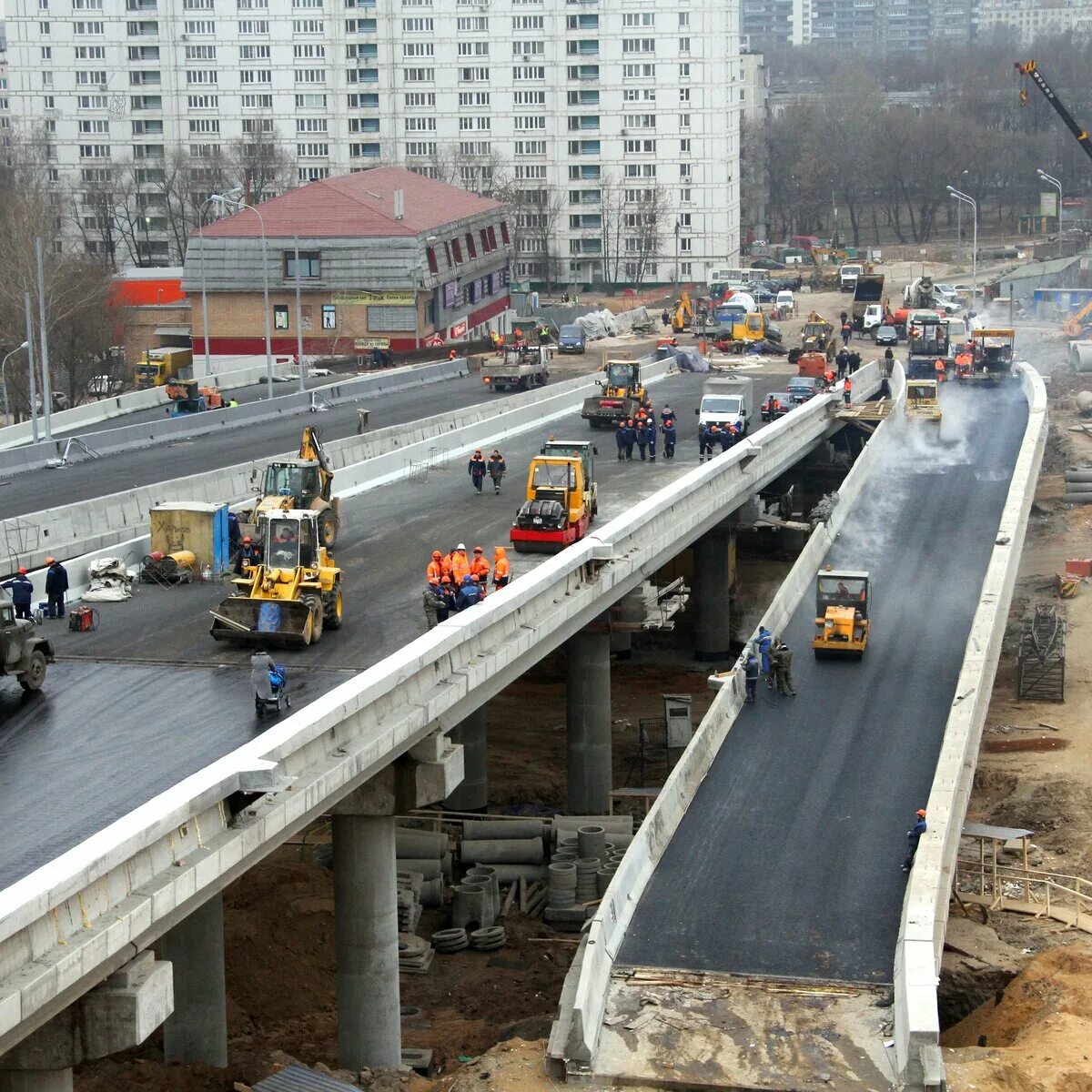 Ховринский путепровод Москва. Эстакада Ховрино. Путепровод на улице Барклая. Временная эстакада Дмитровское шоссе. Дороги москвы реконструкция