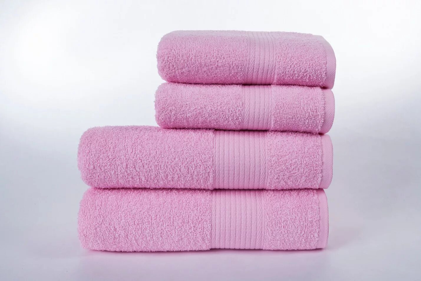 Нежные полотенца. Розовое полотенце. Полотенца китайские фабричные. Полотенце хлопок Varol размер: 50х90, цвет: розовый. Фабрика полотенец в Китае.