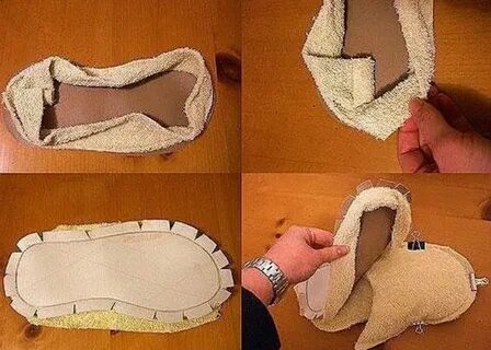 Сшить тапочки своими руками
