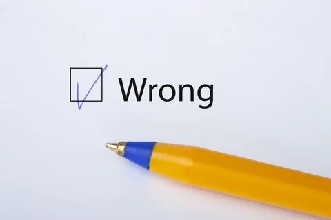 Wrong is out