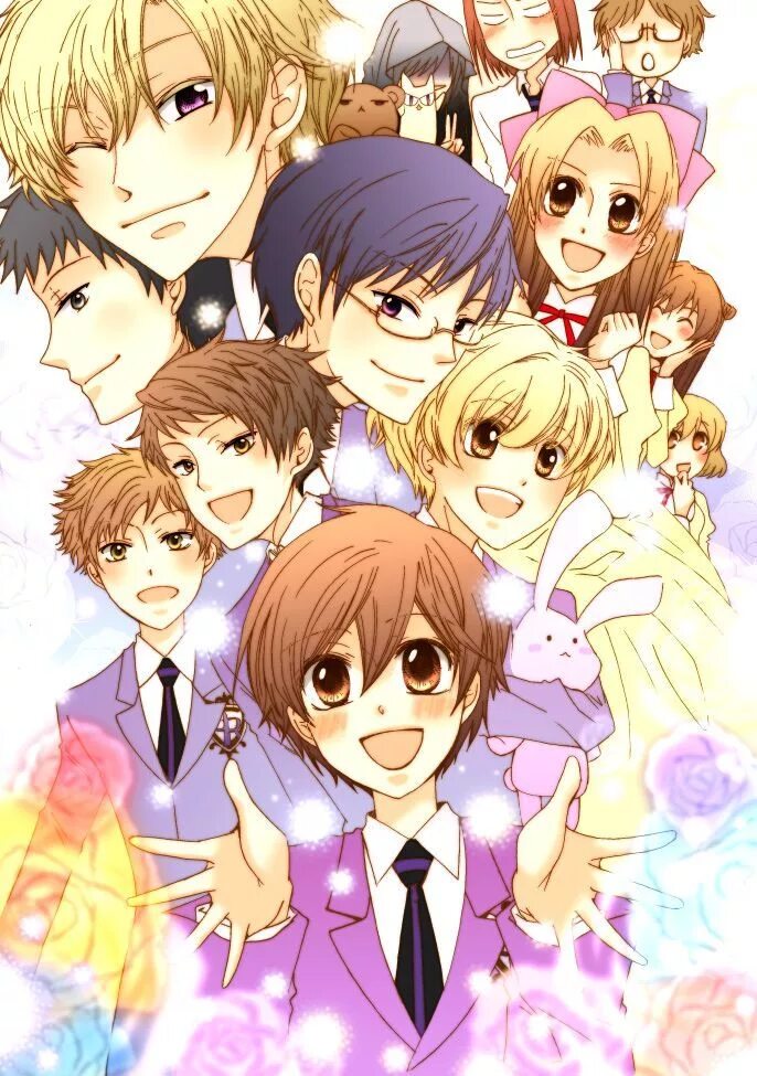 Ouran host club. Школа свиданий старшей школы Оран.