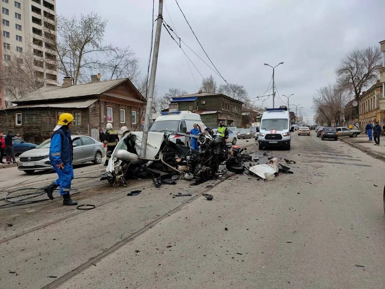 После 14 апреля. Самара ДТП улица Фрунзе.