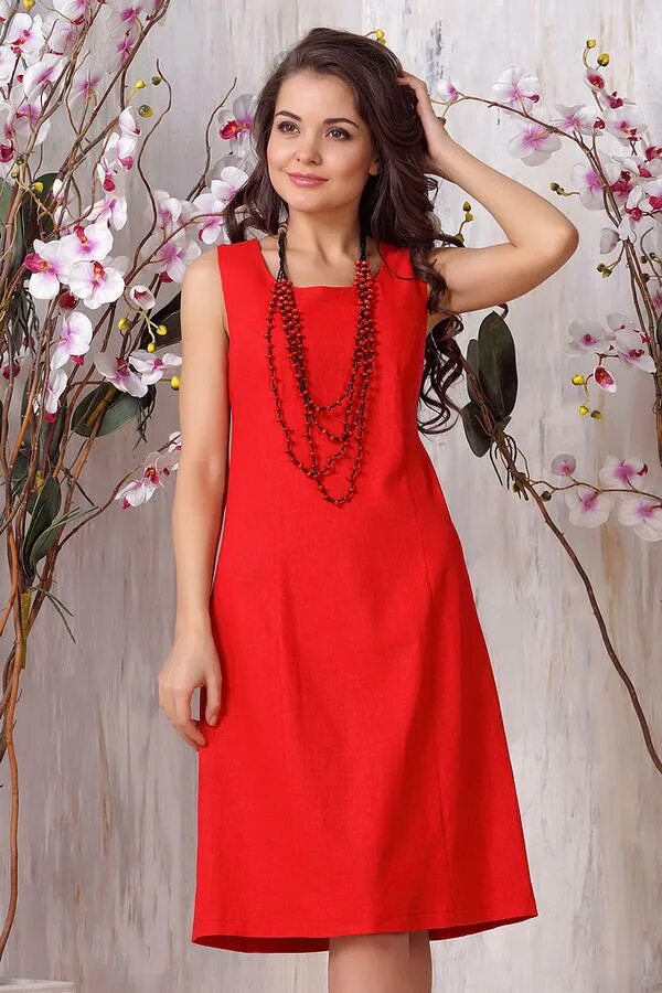 Красное платье лен. Платье из льна. Красное платье из льна. Украшения к льняному платью.