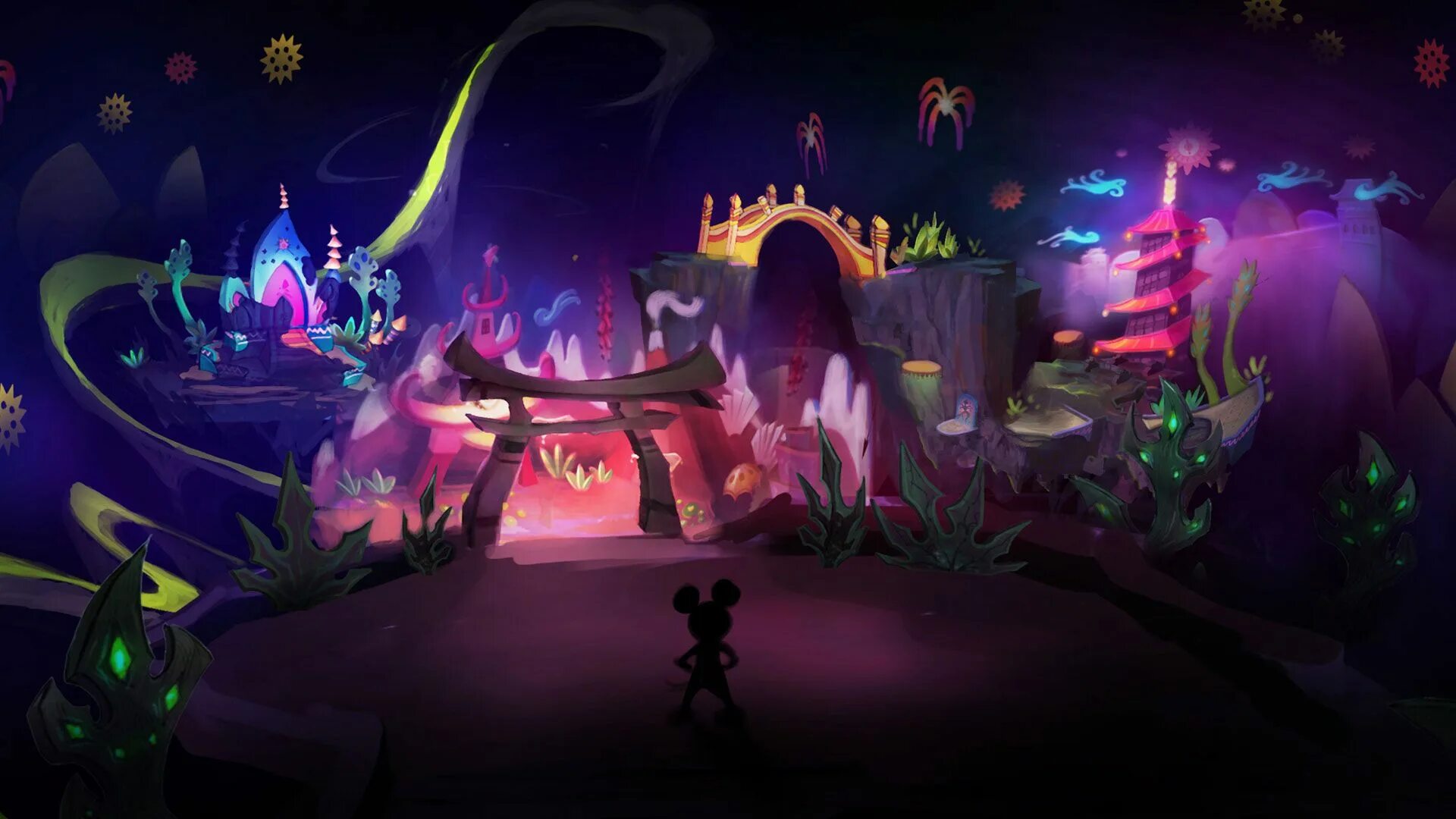 Epic mickey 2: the power of two. Эпик персонажи. Disney epic mickey 2 ps3. Epic mickey concept art. Дисней эпик.
