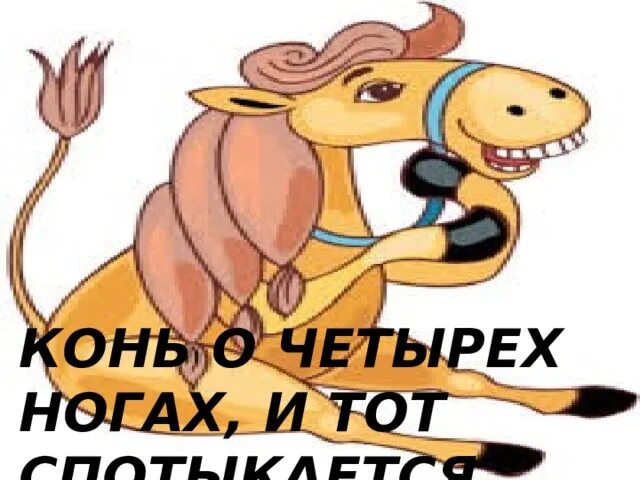 Конь о четырех ногах