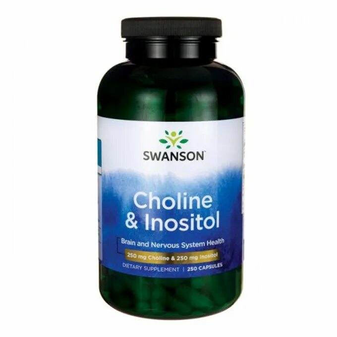 Swanson Холин-инозитол 250mg, 250 капсул. Choline Inositol капсулы. Choline & Inositol Холин инозитол. Inositol Swanson капсулы.