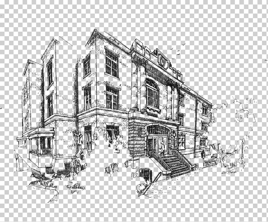 Графика город здания. Графический эскиз здания. скетчи зданий. векторные изображения архитектура. зарисовки зданий.