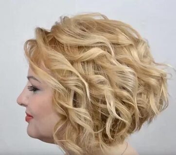 Утюжки локоны на коротких волосах