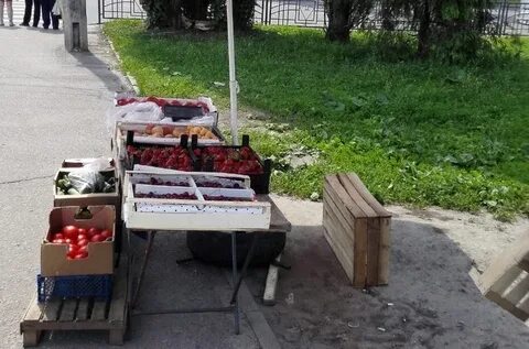 Незаконная торговля овощами
