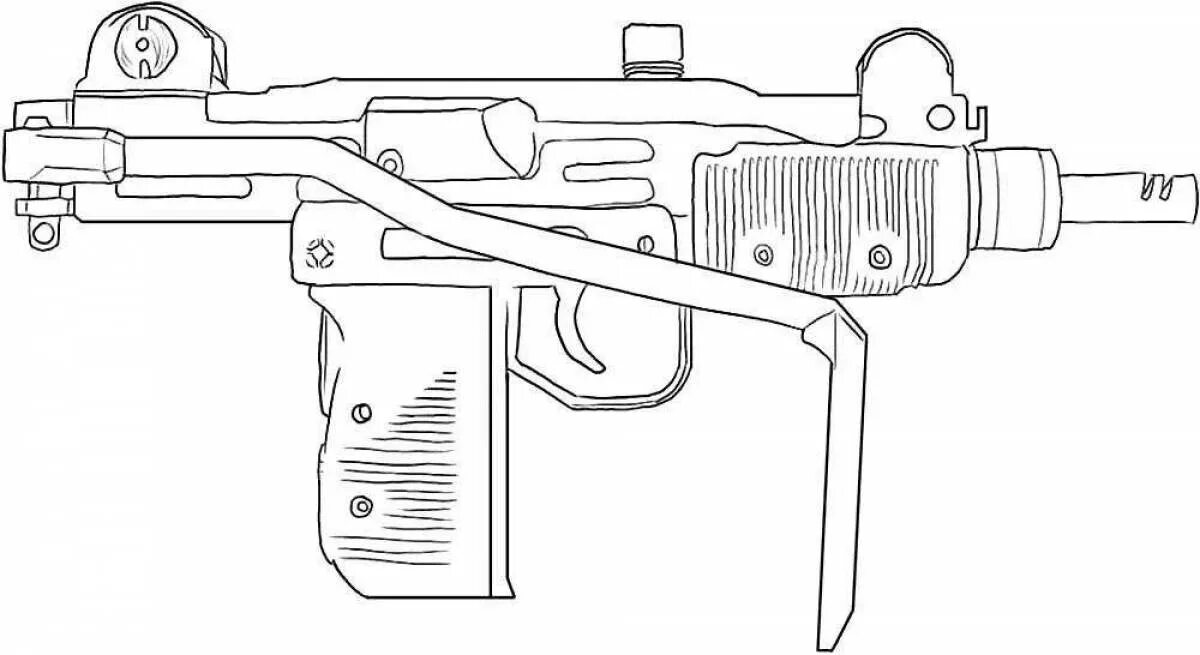 Раскраска автомат. Раскраска оружие. Распечатка автоматы