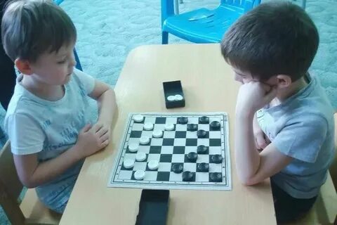 Кружок шашки в детском саду