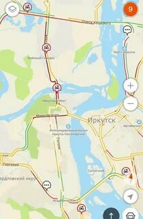 Пробки на дорогах иркутск