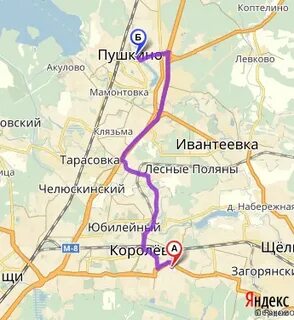 Автобус пушкино королев