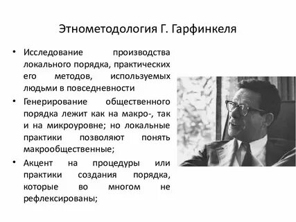 Этнометодология