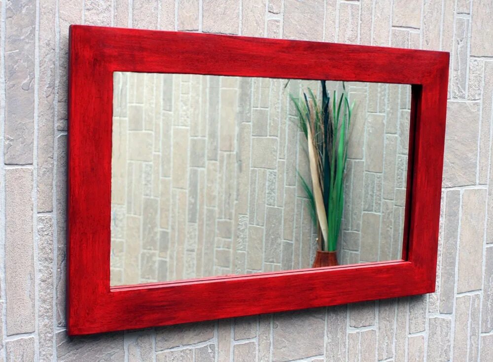 Framed mirror
