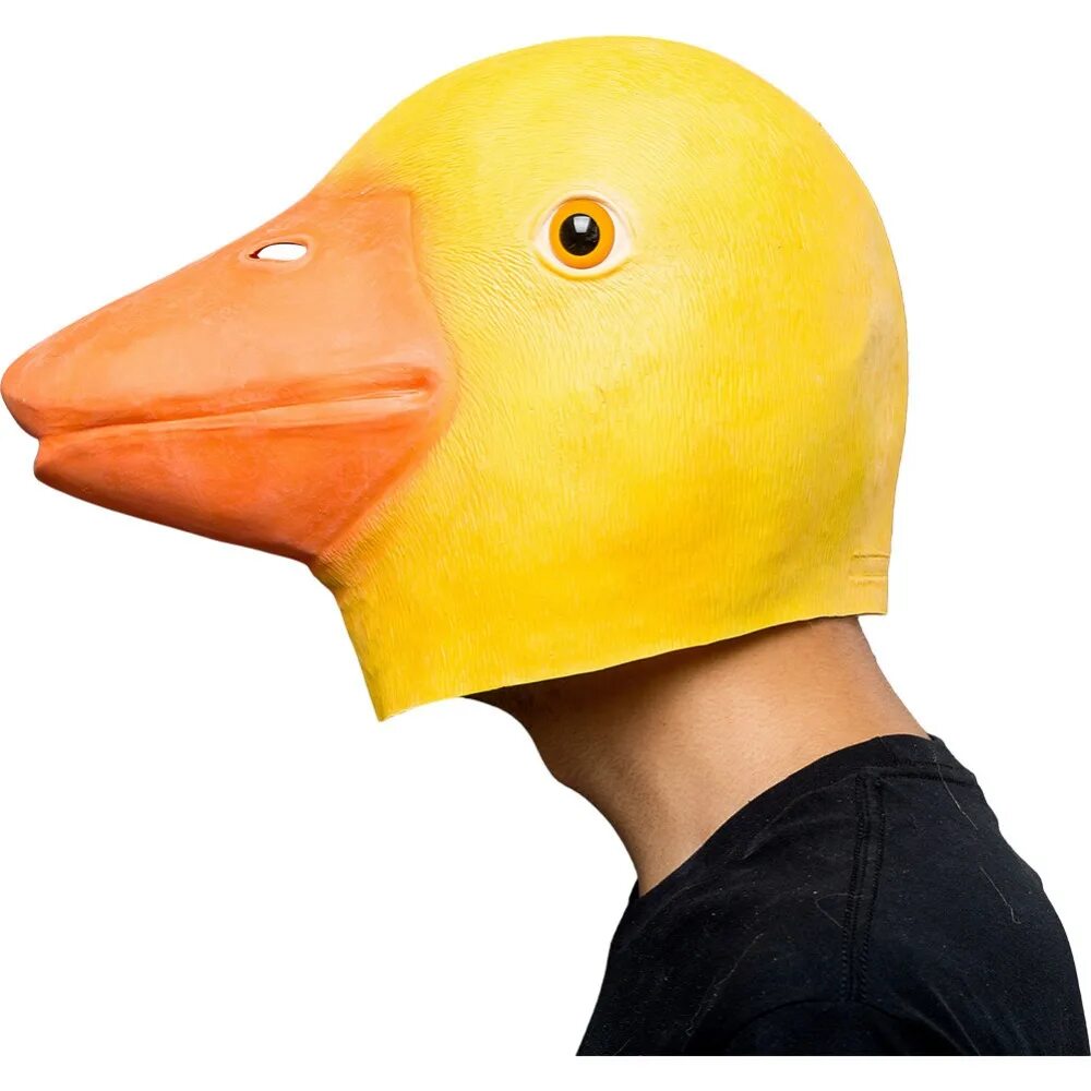 Маска уточки на голову. Маска утенка. Duck mask. Голова утенка. Маска утки.