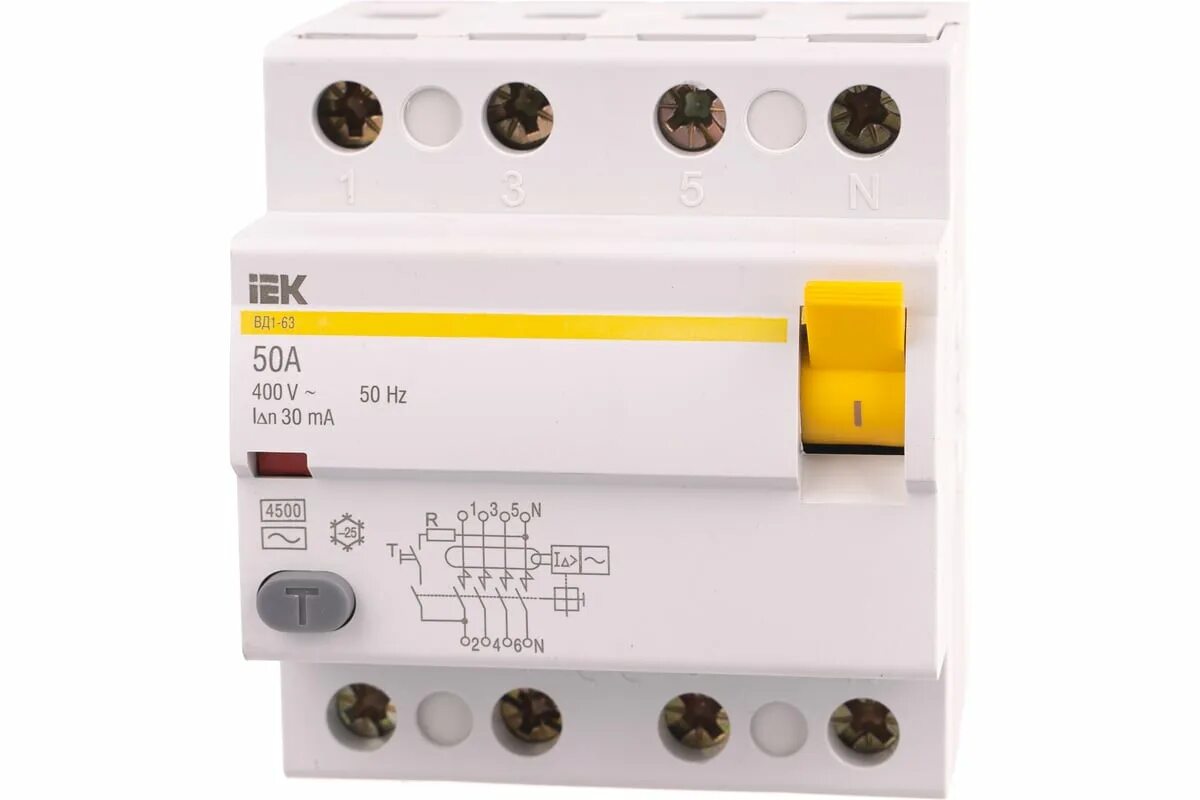 Mdv10 2 063. Выключатель дифференциального тока iek 4п 16a 30ma тип ac вд1-63 иэк mdv10-4-016-030. вд1-63 iek. вд1-63. выключатель дифференциальный узо вд1-63 2р 40а 30ма.