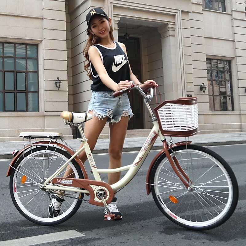 Велосипед женский 24. Велосипед женский. Городской велосипед. Стильный женский велосипед. Красивый женский велосипед.