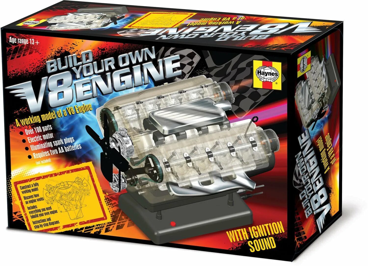 Конструктор двигатель внутреннего сгорания металлический. Двигатель haynes v8. конструктор двс v8. конструктор с мотором. игрушечный мотор для сборки.