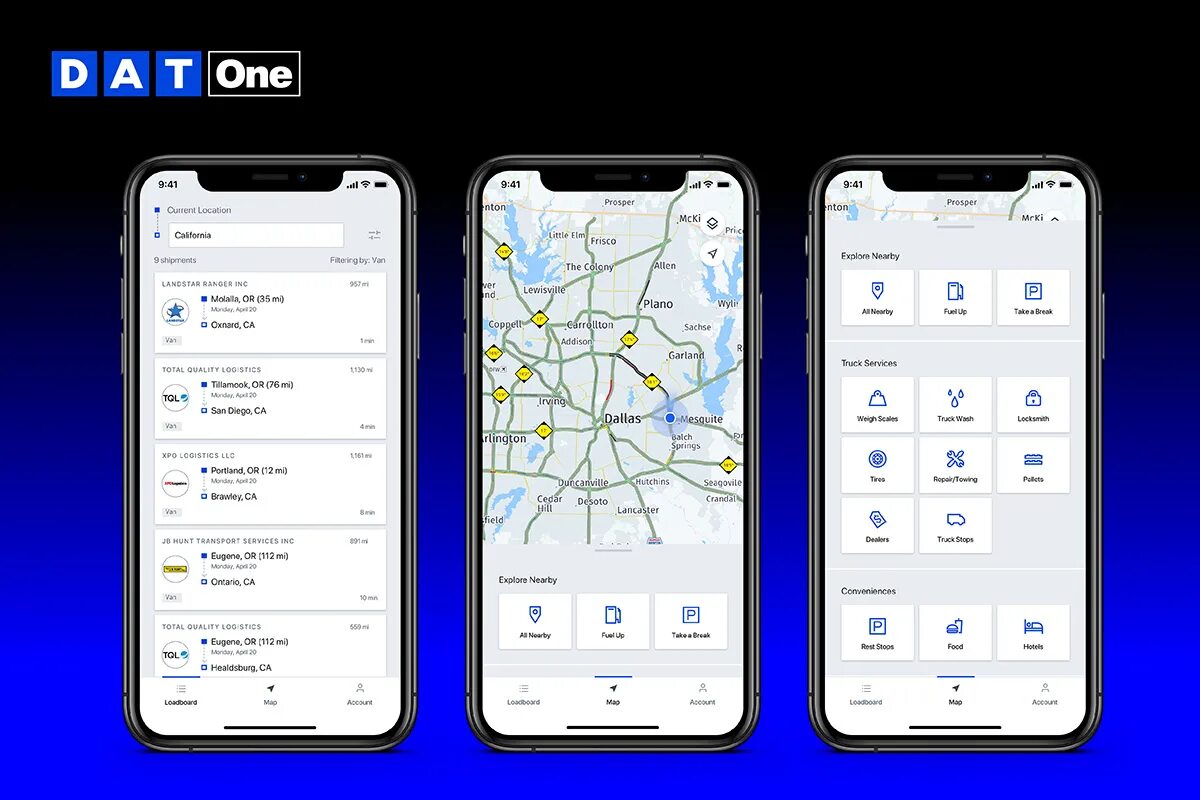 One app. Многофункциональные приложения. cbp one приложение. dat mobile. dat solutions.