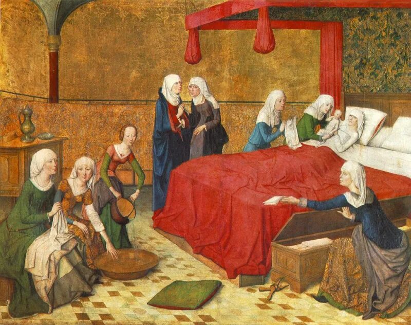 Кесарево кесареви тициан. Роды в 16 веке. Акушерство древней руси повитухи. Акушерство в средние века. Роды в 16 веке.