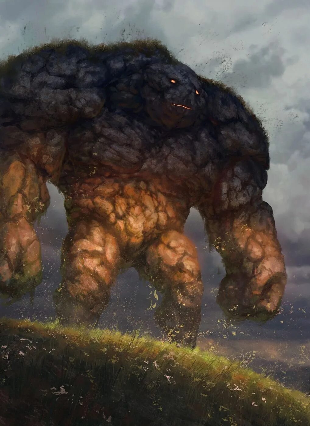 Мифический великан голем. Каменный великан голем. Каменный великан ДНД. Голем чудовище. Каменный голем Титан.
