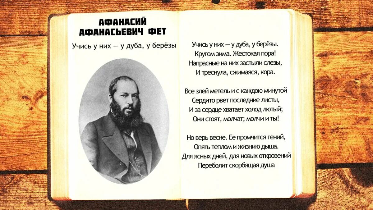 Анализ стихотворения учись у них фет. Стихотворения. Фет а.а.. Стих Фета прозвучало над Ясной рекою.