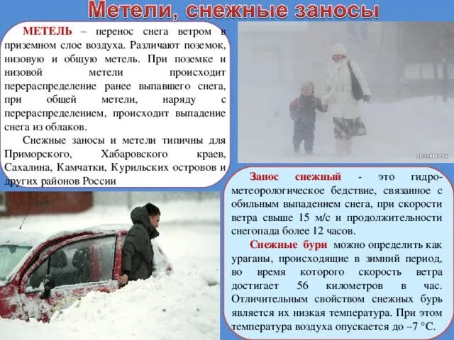 Особенности метели