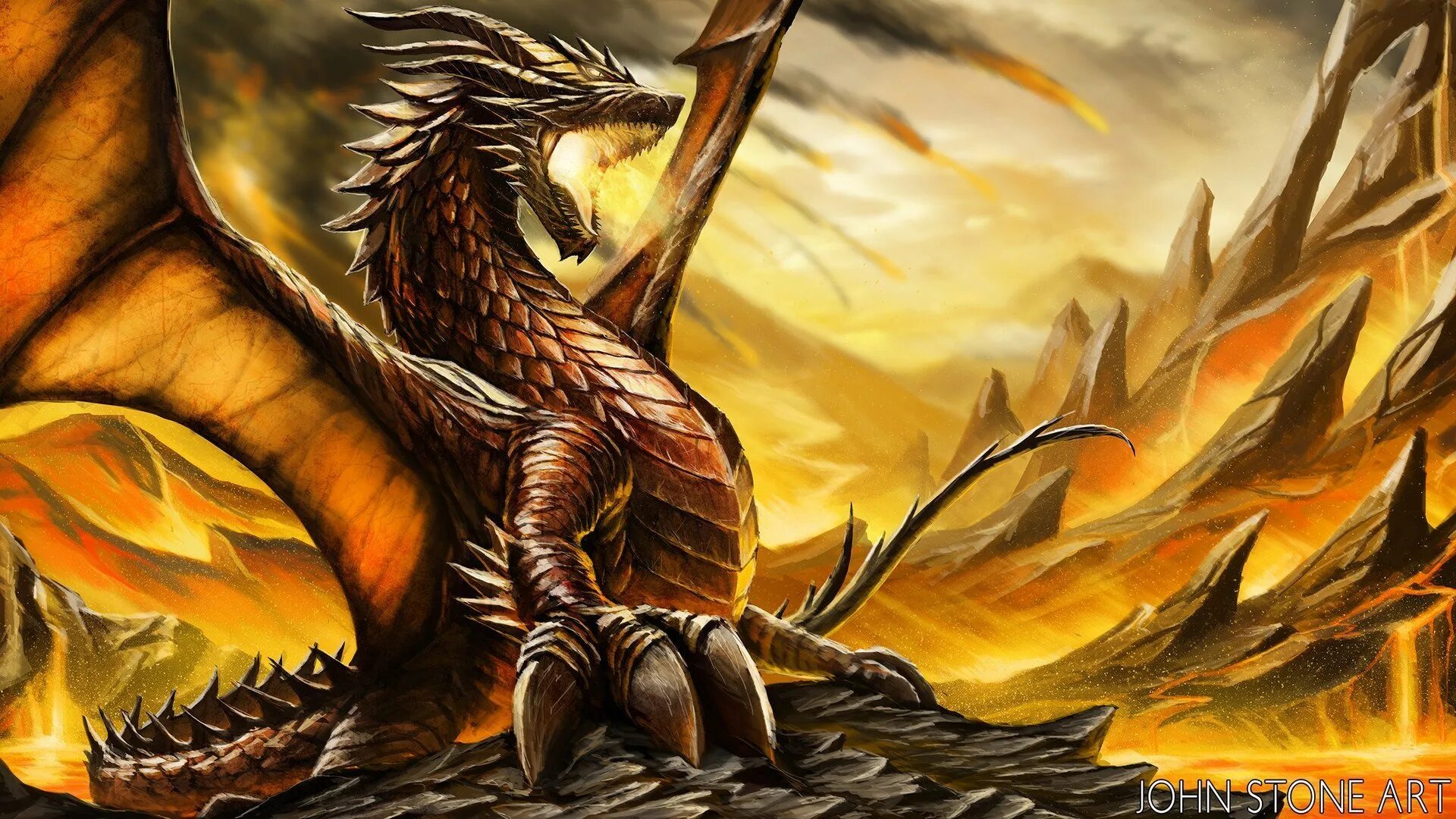 Anne stokes драконы. Красный дракон дрейк. Драконы арты. Уэльс дракон арт. Дракон артстейшен.