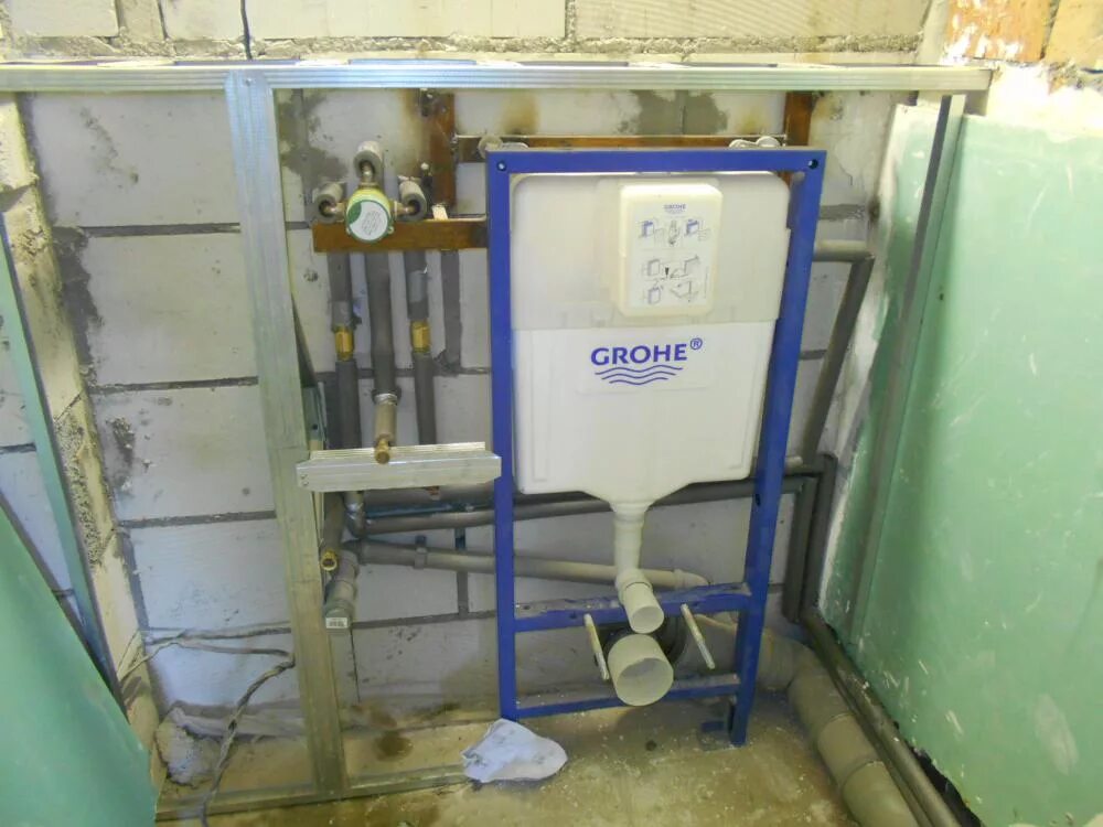 Газоблок туалет