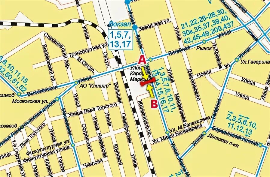 Карта города клин московской. Клин карта города с улицами.