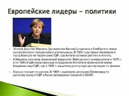 Ангела меркель внутренняя политика