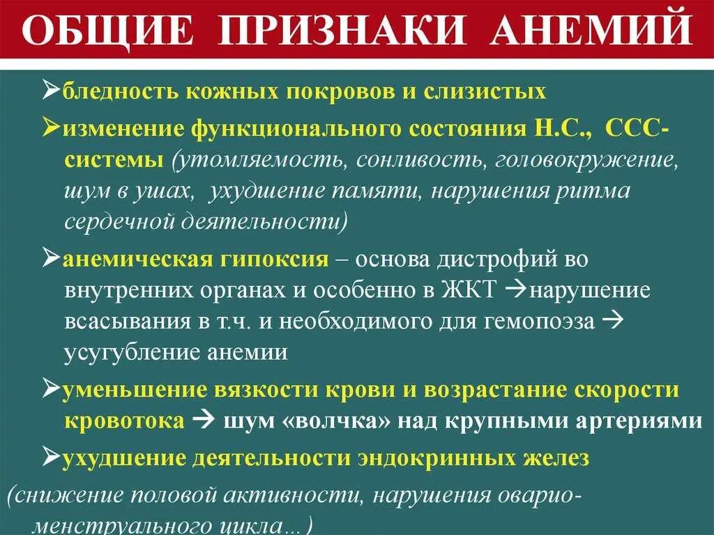 Анемия симптомы лечение у женщин после 40. Общие симптомы анемии. Признаки железодефицитной анемии. Железодефицитная анемия симптомы у женщин.