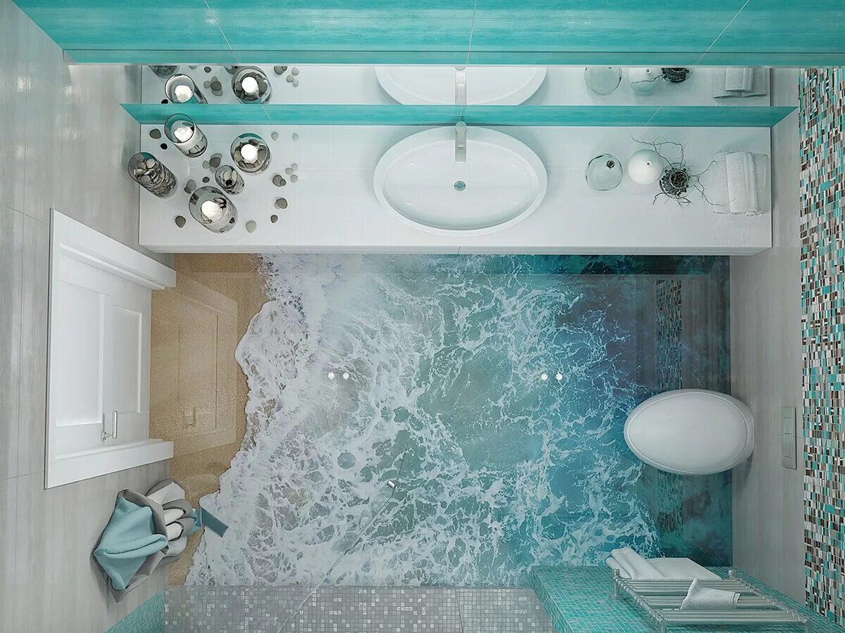 Ванная комната вода. Ванная в морском стиле. Ванная комната в морском стиле. Интерьер ванной в морском стиле. Ванная в бирюзовом цвете.