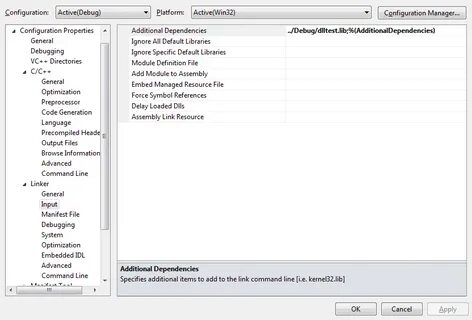 Configuration properties