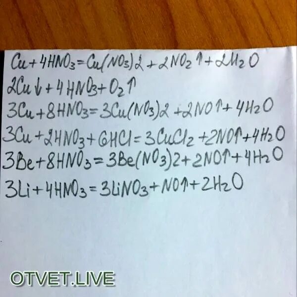 Li2o+hno3 конц. Be hno3 конц. Fe no3 2 hno3 конц. C hno3 конц.