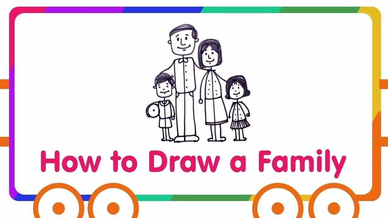 My Family draw. Family draw. Family for Kids. My Family рисунок. Easy family