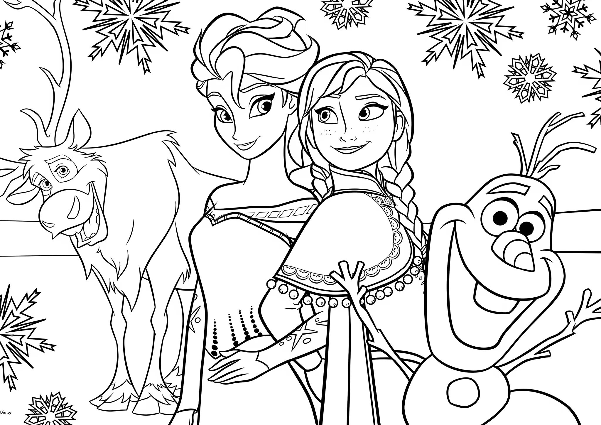 Frozen coloring