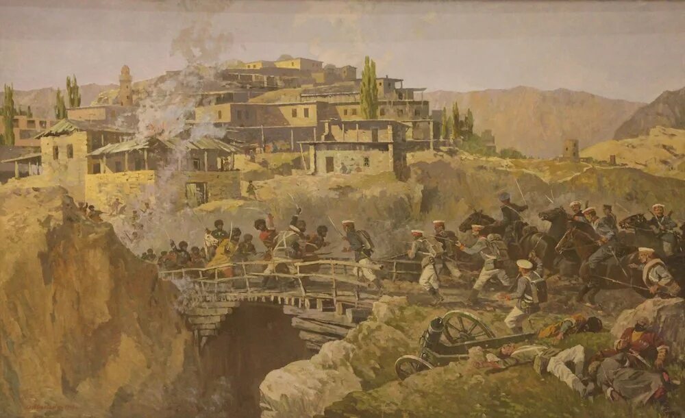 Франц рубо штурм аула ахульго. Картина рубо аула ахульго. Взятие аула гуниб и пленение шамиля 25 августа 1859 года. Штурм ахульго. Франц алексеевич рубо штурм аула ахульго.