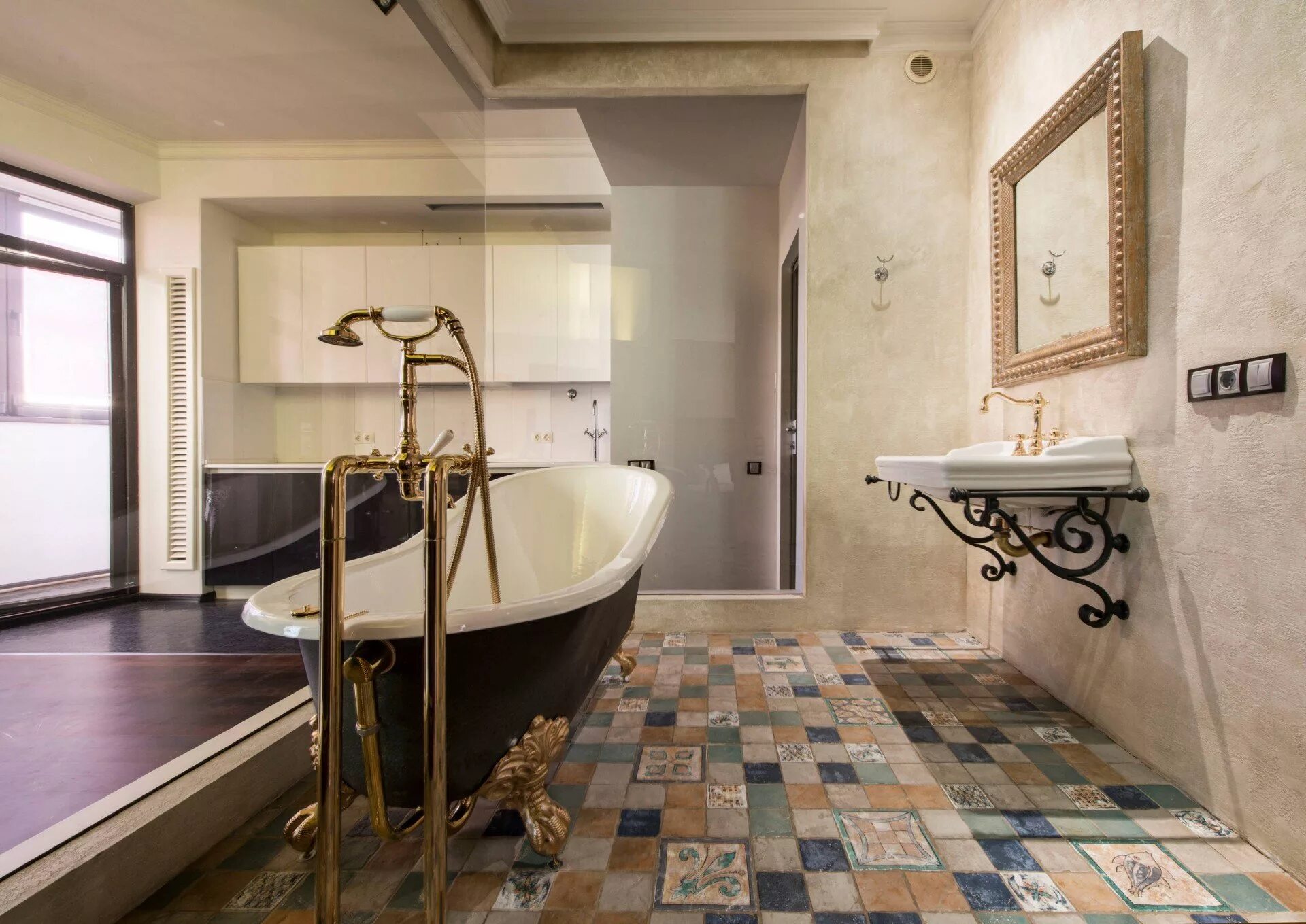 Ванная в итальянском стиле. Санузел в итальянском стиле. Ванная в средиземноморском стиле. Итальянский стиль в интерьере ванной комнаты.