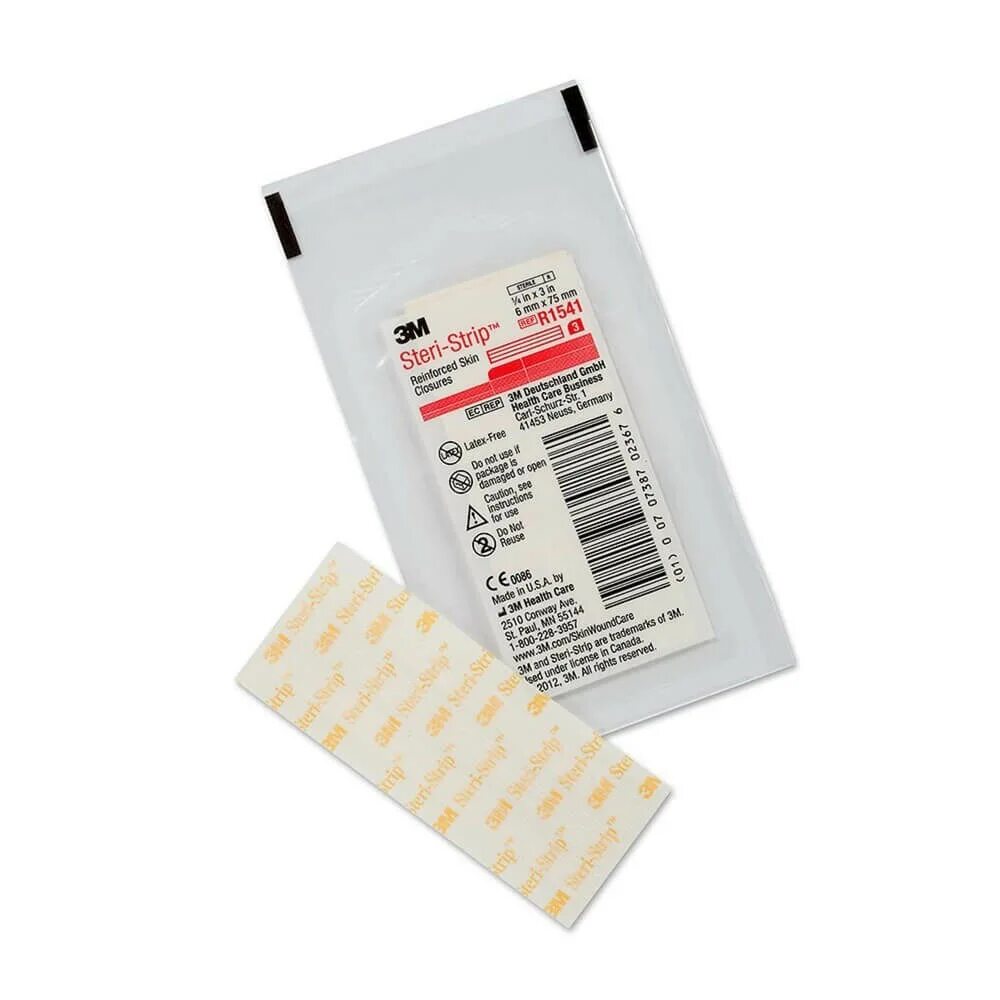Omnistrip 3 x 76mm. Пластырный шов steri strip. Самоклеящиеся послеоперац. Липкие швы. Липкие швы.