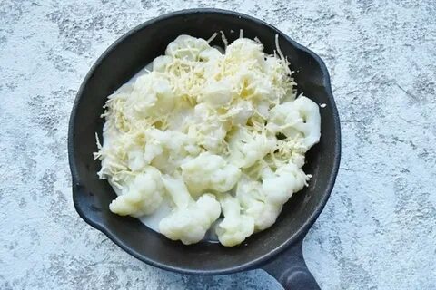 Капуста в сливках и с яйцами