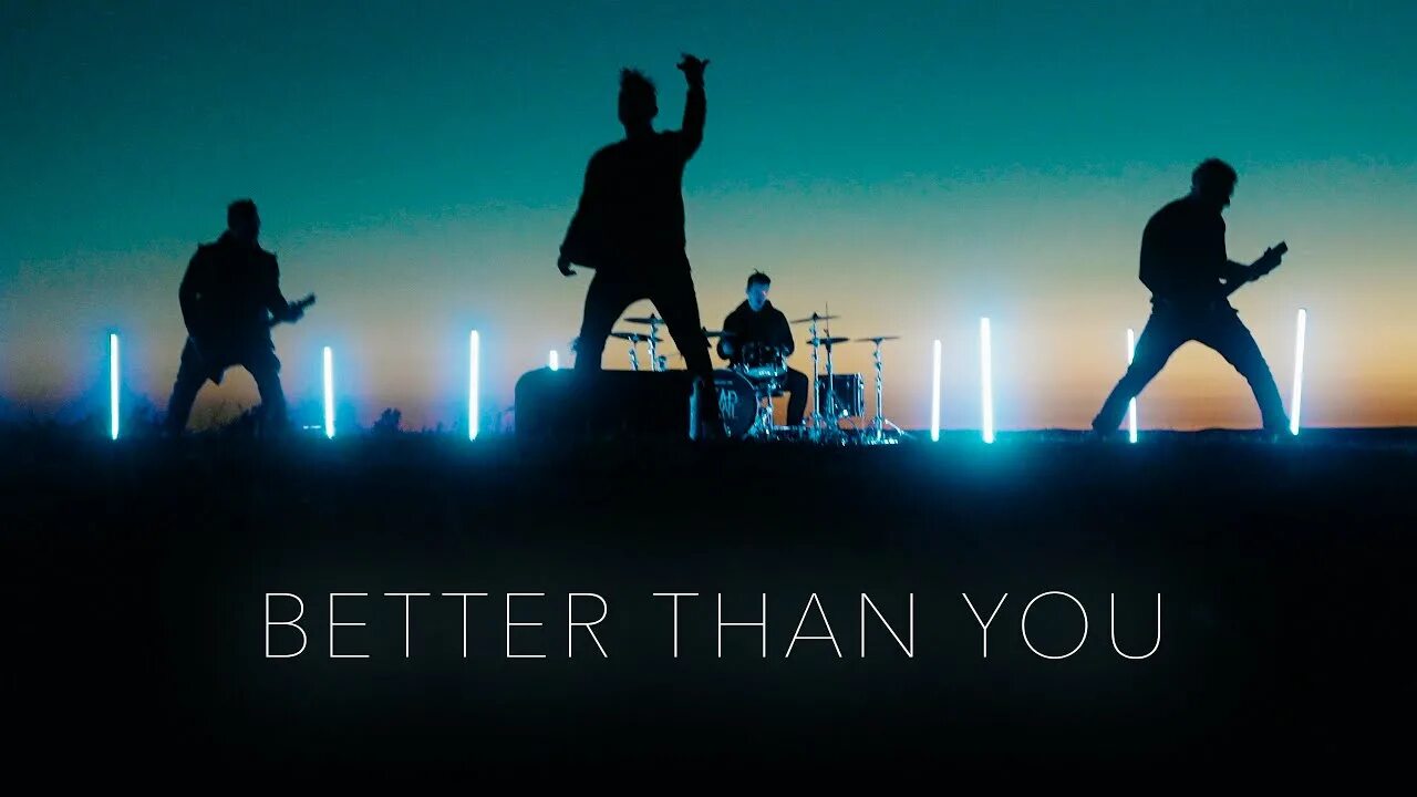 Better by you better then me. Better by you better then me