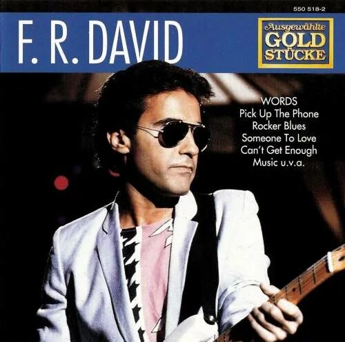 Группа f.r.David 1984. F.R. David CD. F.R. David Words обложка. F R David Words 1982.