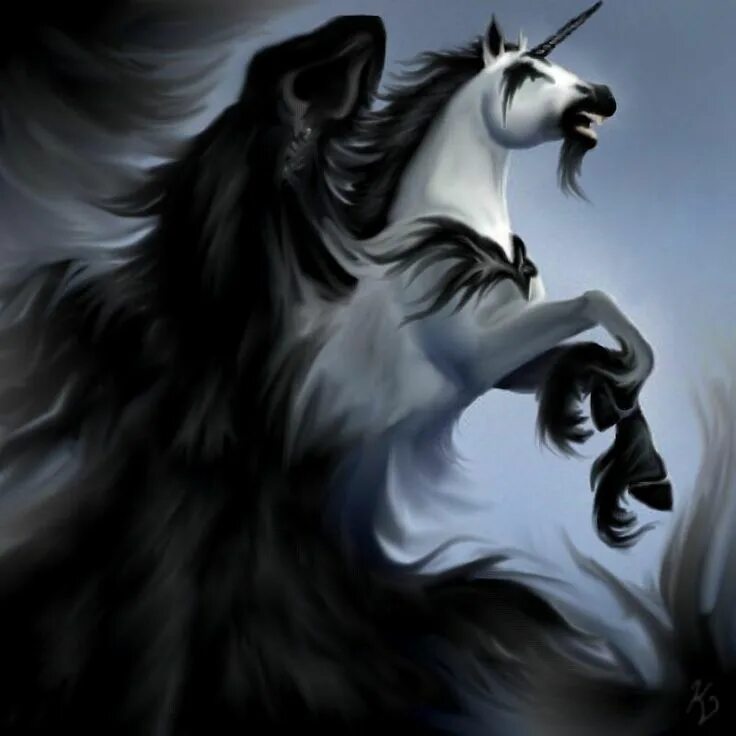 Келпи лошадь демон. Черные единороги и пегасы. Мистические лошади. Келпи лошадь. Келпи мифология.