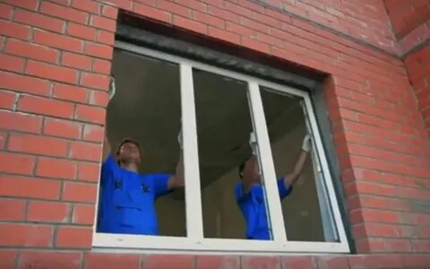 Установка пластиковых окон в кирпичном