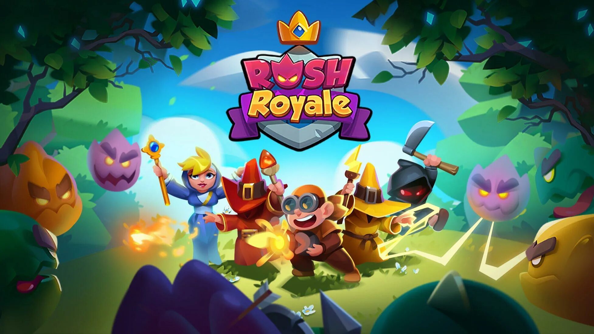 Раш рояль игра. Rush Royal персонажи. Rush Royale боссы. Раш рояль ТАВЕР дефенс. My games rush